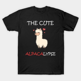 Alpacalypse Llama Alpaca Funny T-Shirt